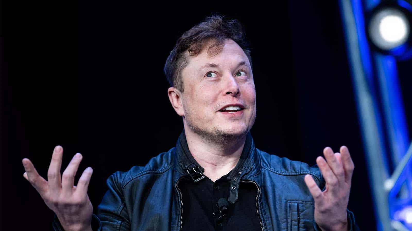 elon musk talking