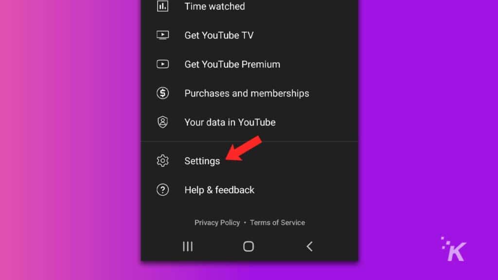 how to turn on dark mode on youtube on androi