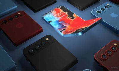 Foldable smartphones display and camera design